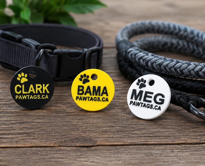 PawTags — Clark, Bama and Meg tags