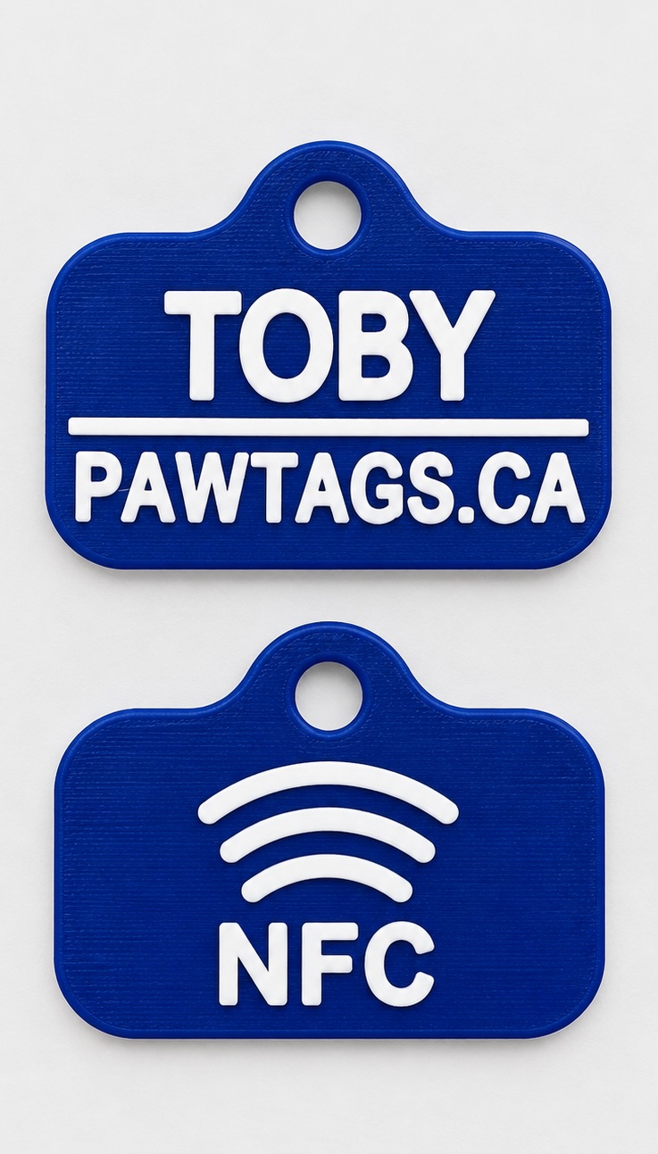 Toby — ex-Small Blue Dog tag